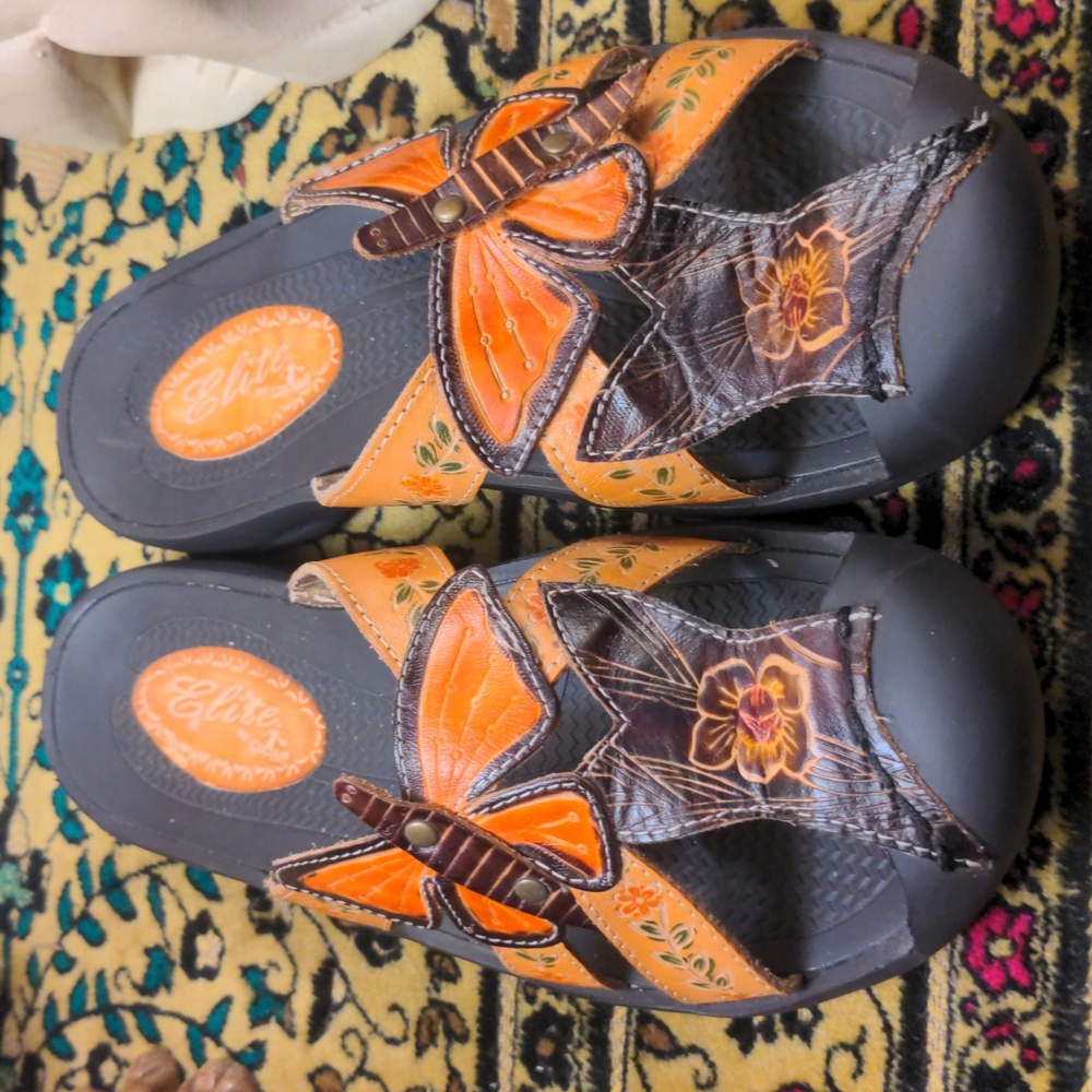 Corky's Sandals Leather 8 Artisan